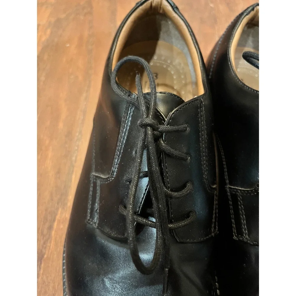 George Cap Toe Derby Shoes Men Black Lace Up Dress Shoes 13
